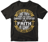 And its not just faith design Premium Cotton Ladies T-Shirt